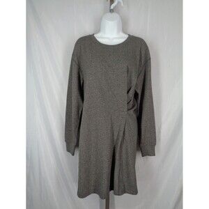CAbi Put On Ruched Gathered Sweatshirt Dress Size Small